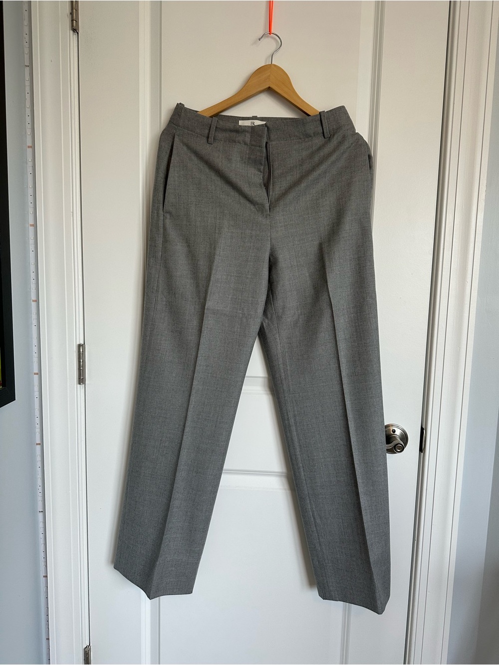 Banana Republic Light Gray Summer Wool Women's Dress Pants